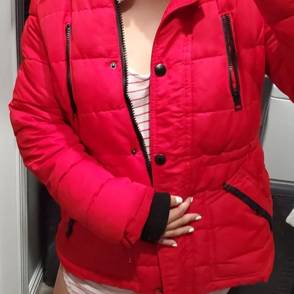 Guess | Jackets & Coats | Guess Red Jacket | Poshmark